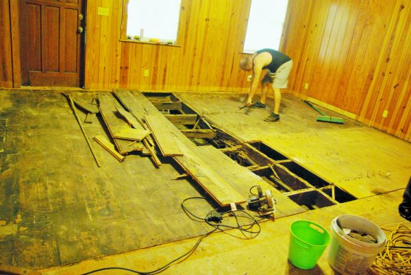 Subfloor Demolition in Pickerington