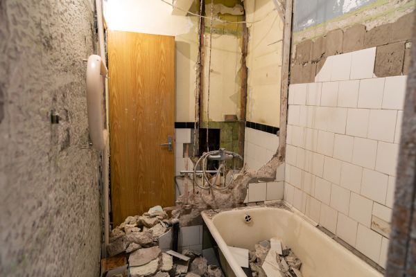 Shower Tile Demolition in Pickerington