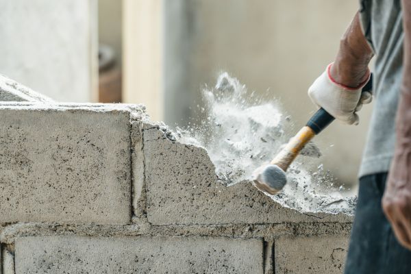 Block Wall Demolition in Pickerington